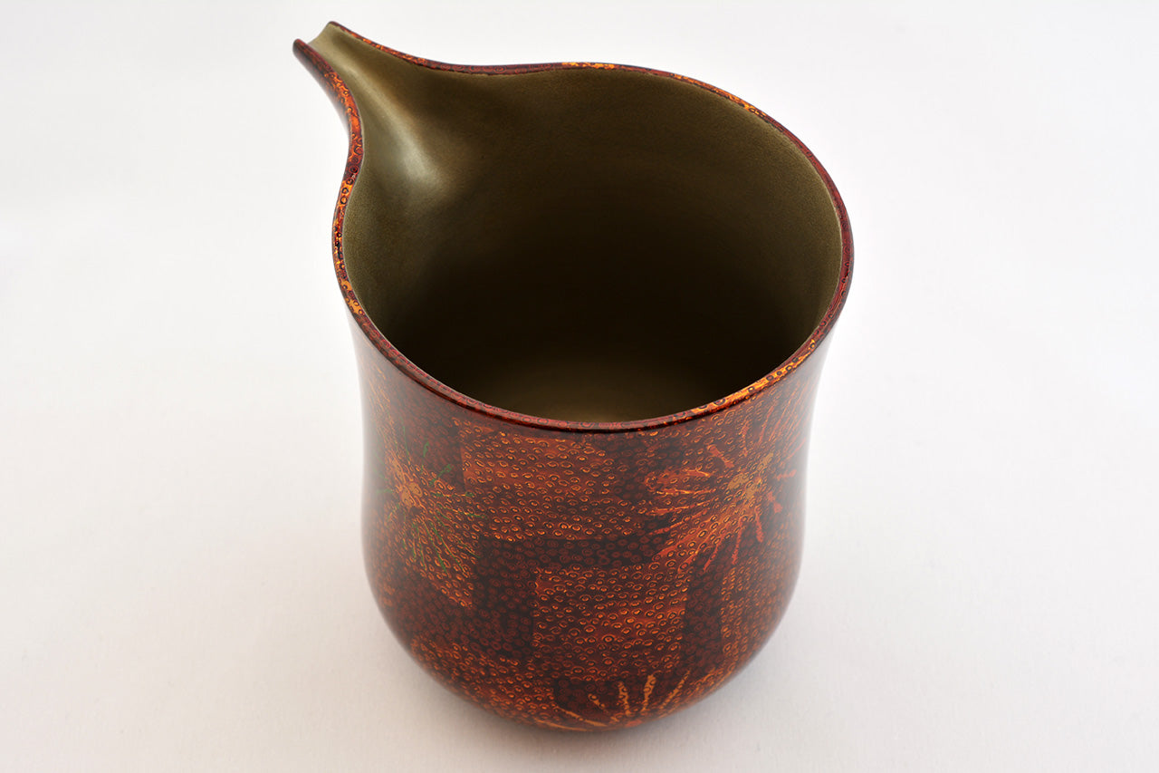 Drinking vessel, Lipped bowl and Large sake cup set - Toshihito Kon, Tsugaru lacquerware