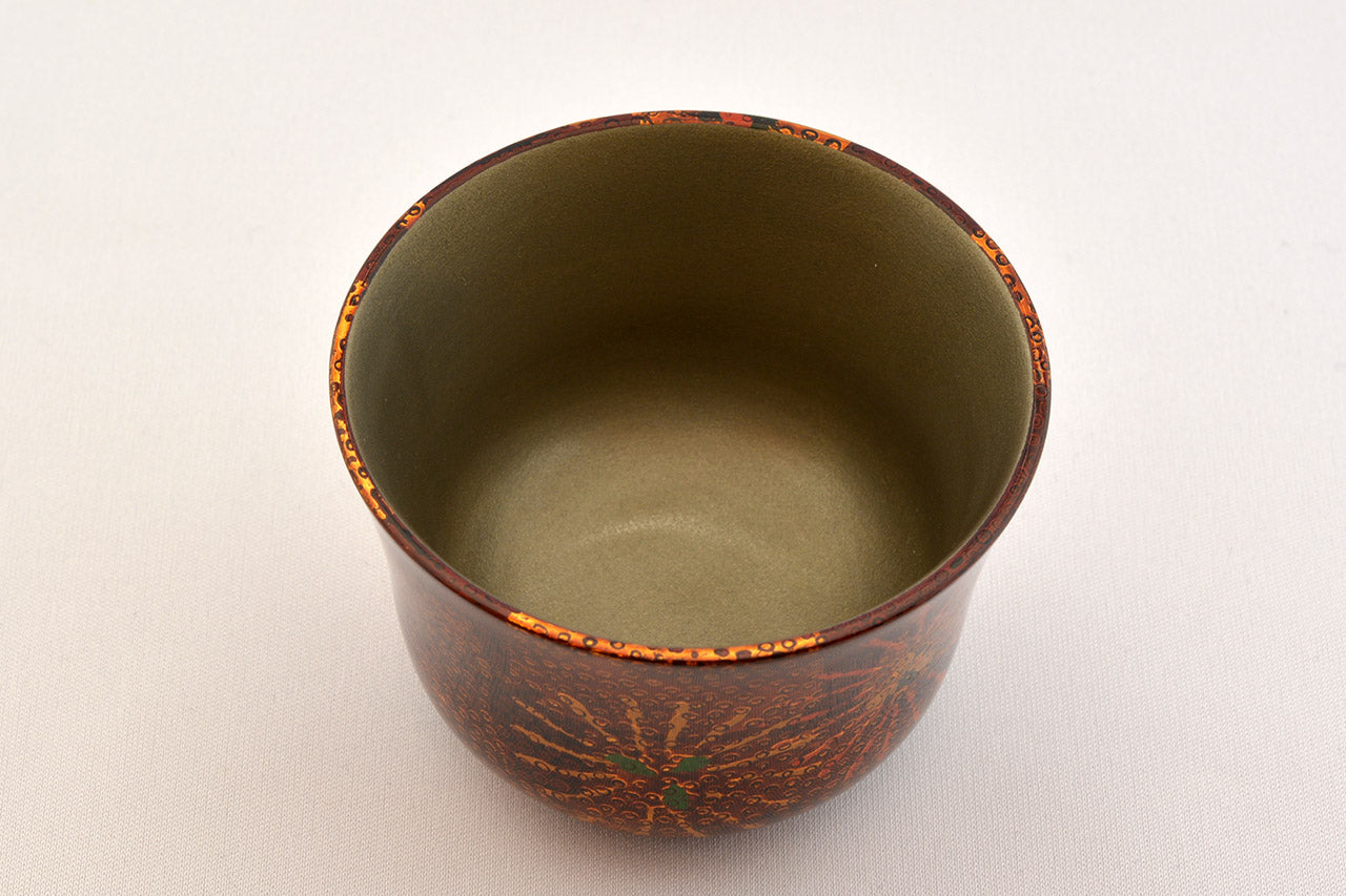 Drinking vessel, Lipped bowl and Large sake cup set - Toshihito Kon, Tsugaru lacquerware