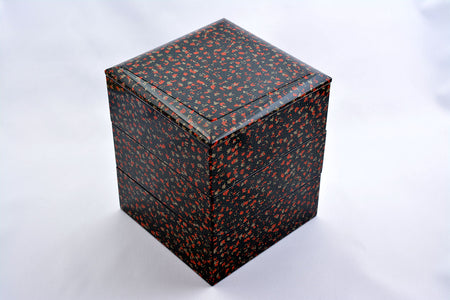 Box, Three-tiered food box, Small, Bento - Katsuyoshi Shirakawa, Tsugaru lacquerware