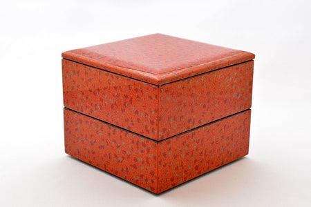 Box, Two-tiered food box, Small, Bento - Katsuyoshi Shirakawa, Tsugaru lacquerware