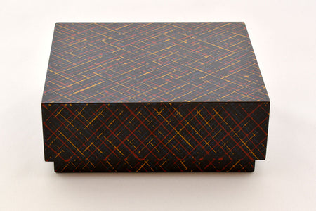 Box, Small box, Cloth pattern - Akihiko Sakamoto, Tsugaru lacquerware