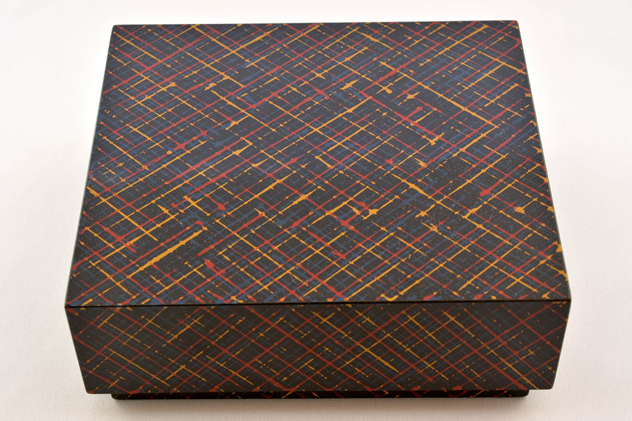 Box, Small box, Cloth pattern - Akihiko Sakamoto, Tsugaru lacquerware