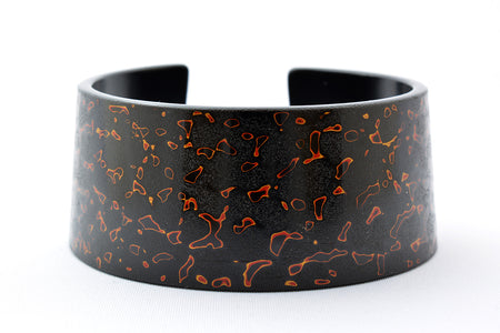 Jewelry, Bangle, Kara-nuri, Black and gold - Akihiko Sakamoto, Tsugaru lacquerware