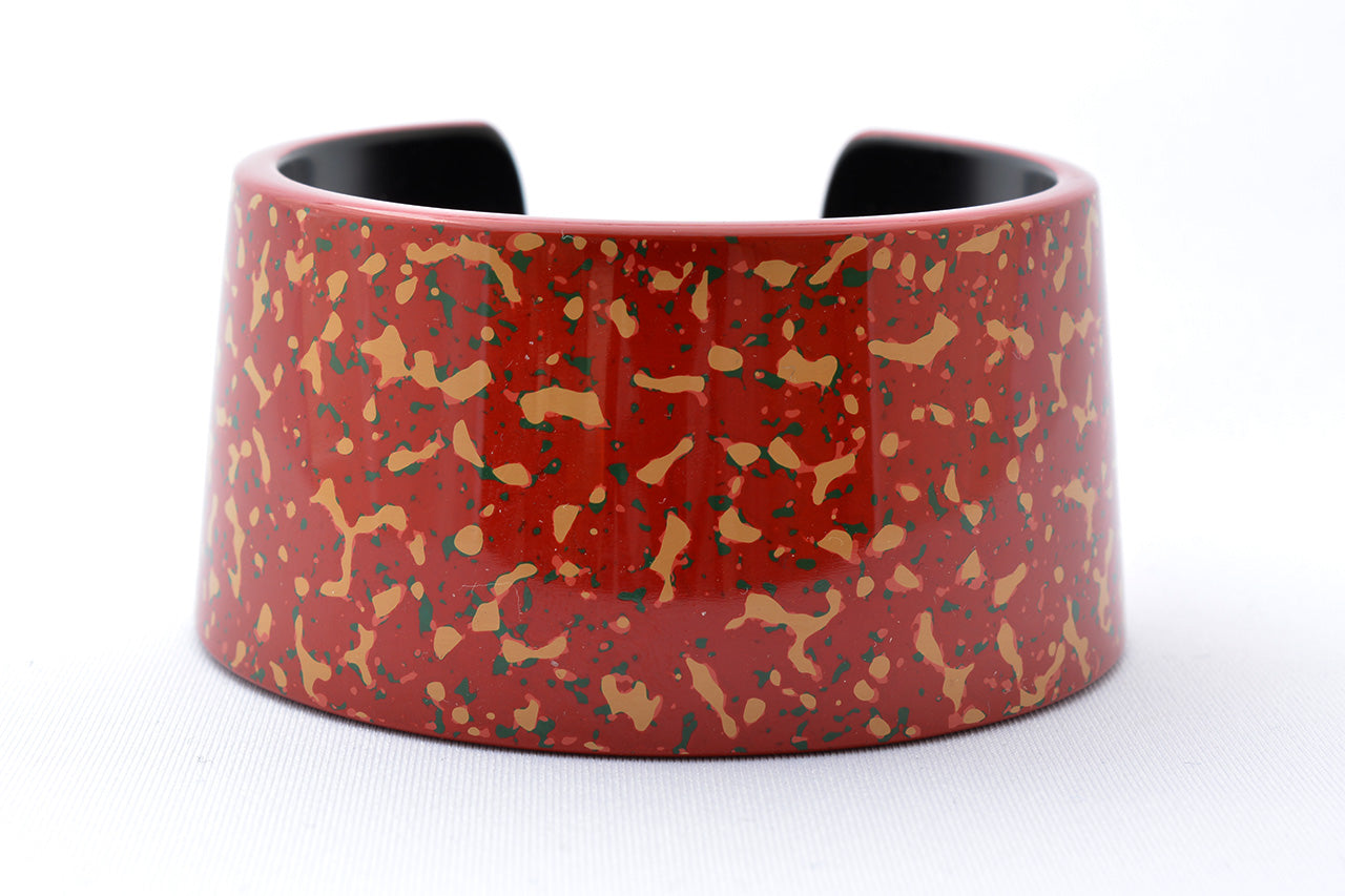 Jewelry, Bangle, Kara-nuri, Red - Akihiko Sakamoto, Tsugaru lacquerware