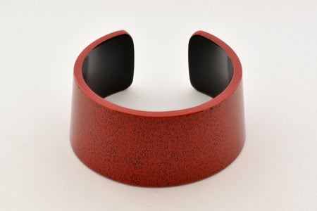 Jewelry, Bangle, Nanako-nuri, Red - Akihiko Sakamoto, Tsugaru lacquerware