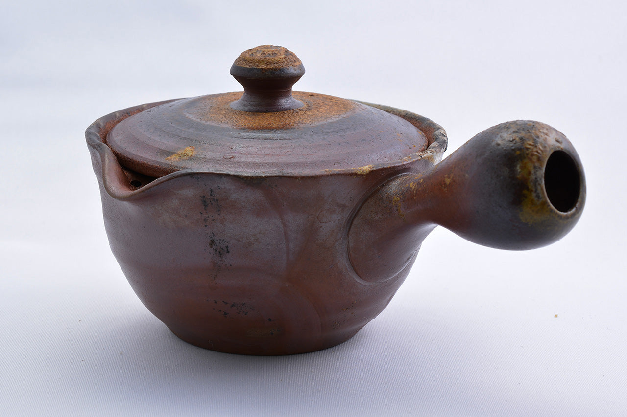 Tea supplies, Kyusu teapot, Eighty-eight nights - Gorobee-kiln, Bizen ware, Ceramics