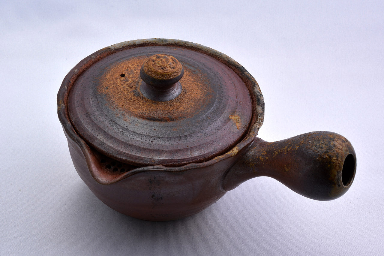 Tea supplies, Kyusu teapot, Eighty-eight nights - Gorobee-kiln, Bizen ware, Ceramics