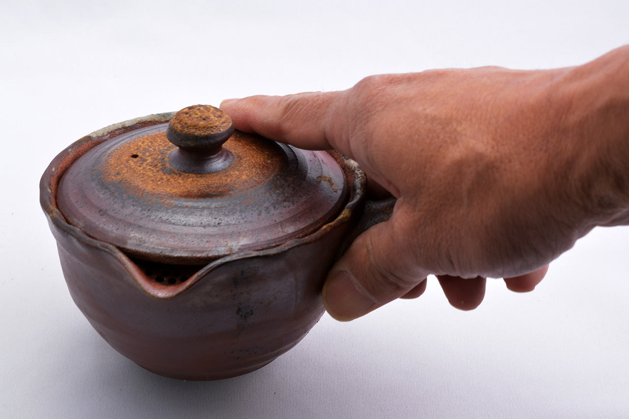 Tea supplies, Kyusu teapot, Eighty-eight nights - Gorobee-kiln, Bizen ware, Ceramics