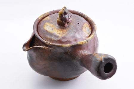 Tea supplies, Kyusu teapot, Lion - Gorobee-kiln, Bizen ware, Ceramics