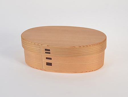 Box, Lunch box Oval, Small, Bento - Odate bentwood, Wood crafts