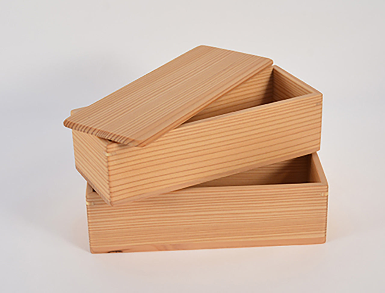 Box, Lunch box Chigiri, 2-tiered Large, Bento - Odate bentwood, Wood crafts