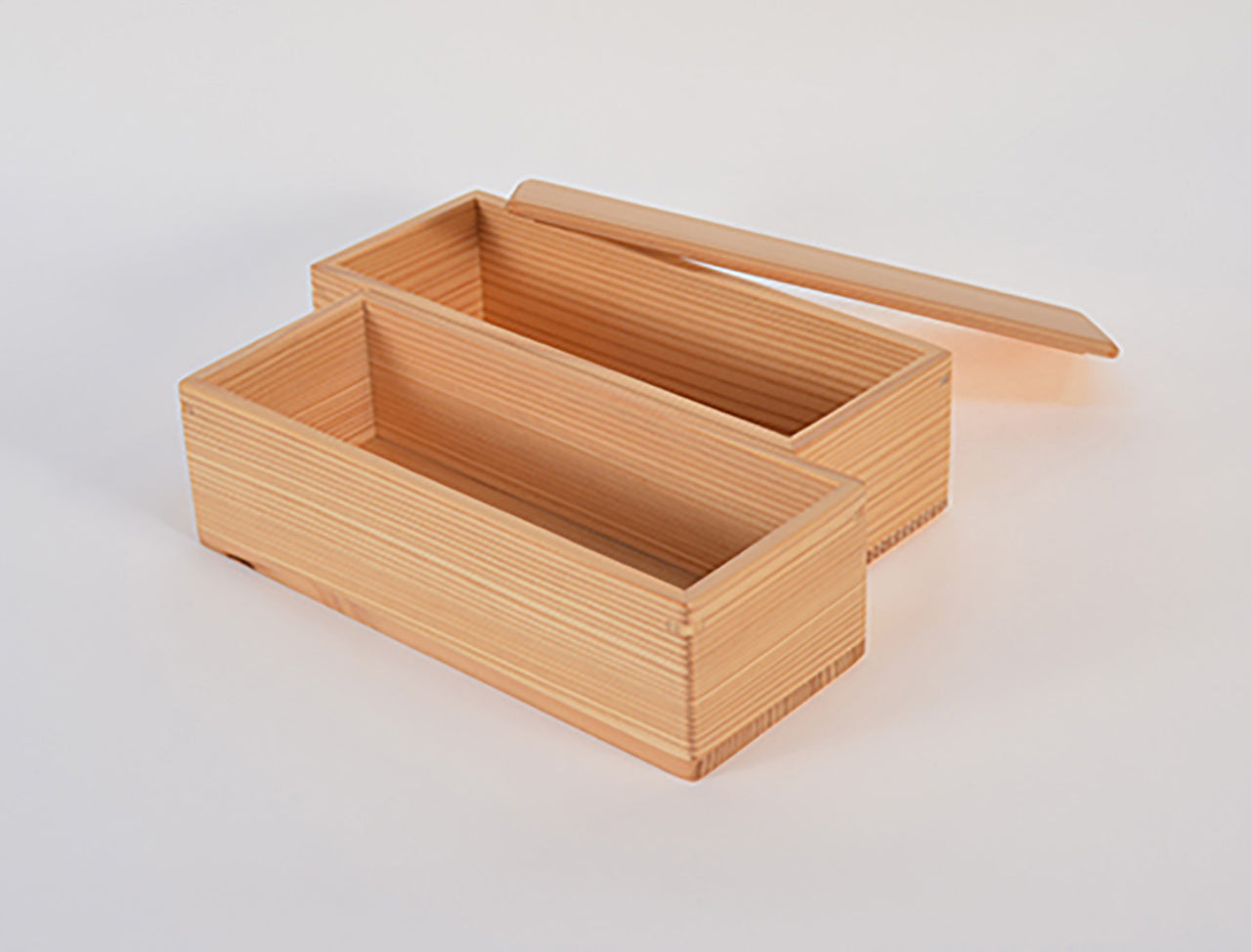 Box, Lunch box Chigiri, 2-tiered Large, Bento - Odate bentwood, Wood crafts