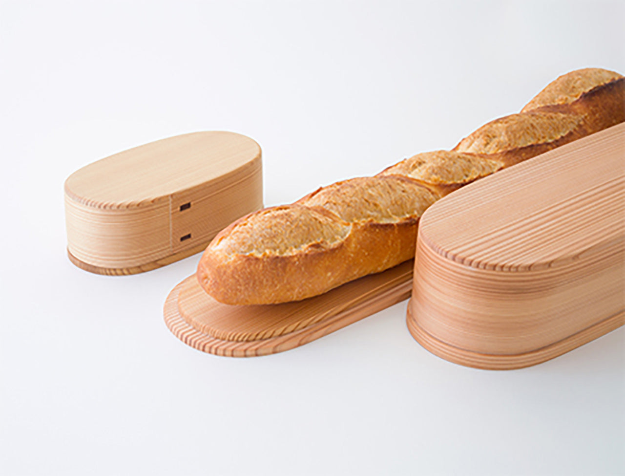 Box, Baguette container - Odate bentwood, Wood crafts