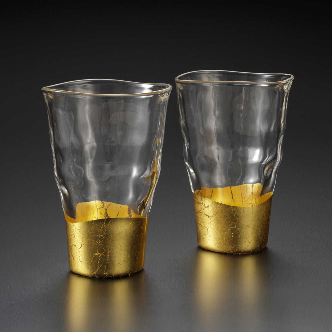 杯子 贯入 平底杯 2只装 金泽金箔 工艺材料