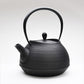 ティー用品 「鉄瓶 刷毛目 1.0L 黒」 IH200V対応 南部鉄器 金工品