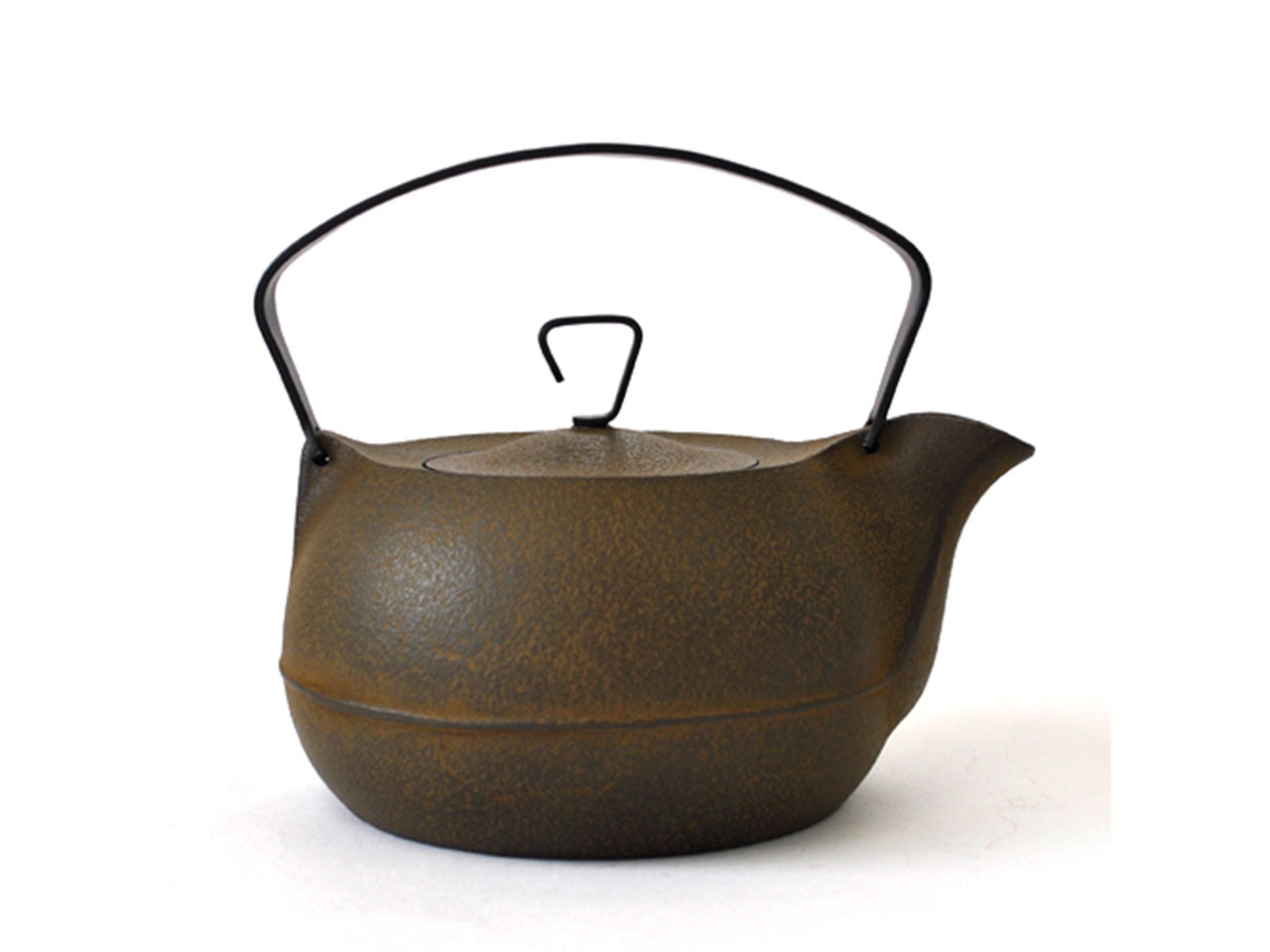 Tea supplies, Cast iron kettle, 1.3L, Brown - Award-winning work, Nambu ironware, Metalwork