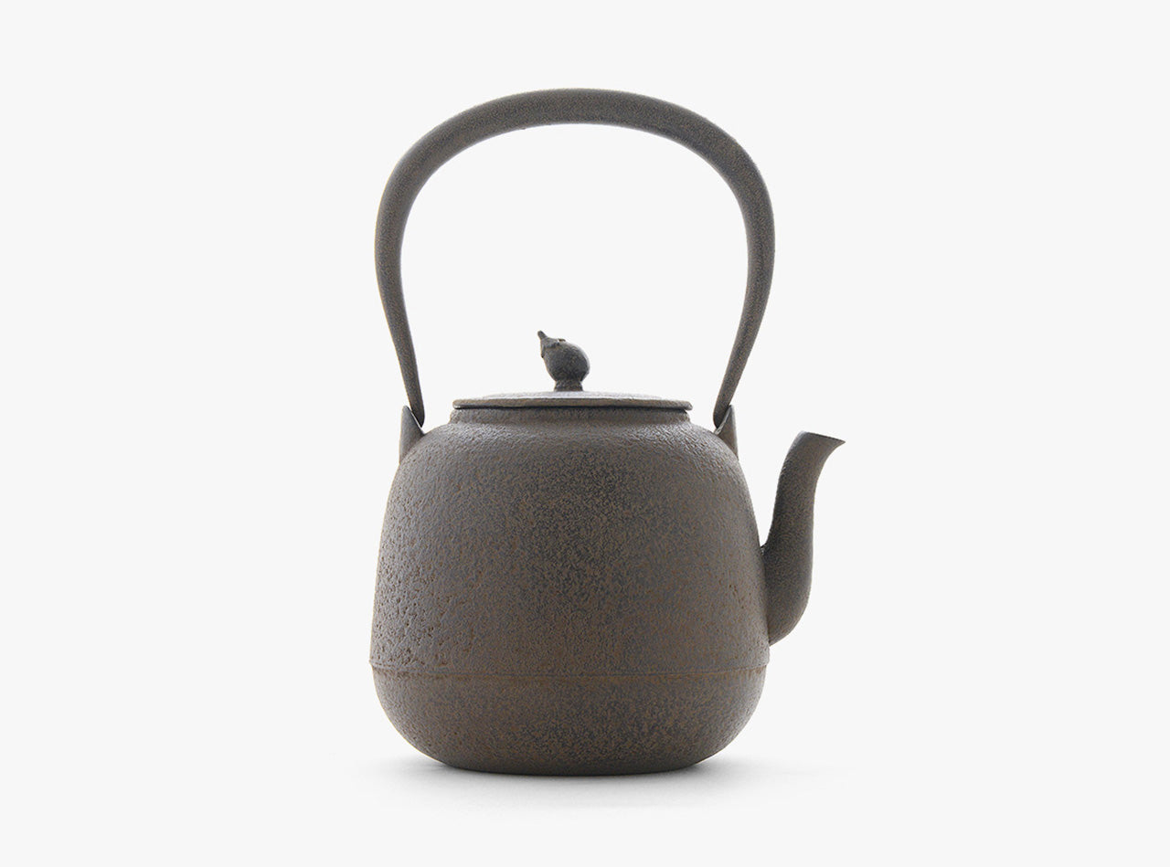 Tea supplies, Iron kettle Natsume shape Small 1.0L - Chobun Hasegawa, Yamagata cast iron, Metalwork