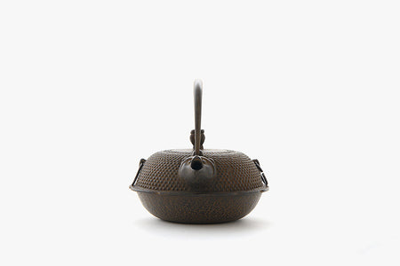 Tea supplies, Kyusu teapot Bunbuku 0.4L - Chobun Hasegawa, Yamagata cast iron, Metalwork